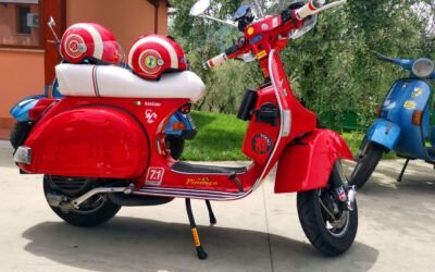 Club Vespa Nel Tempo e degustazioni del frantoio Saporito